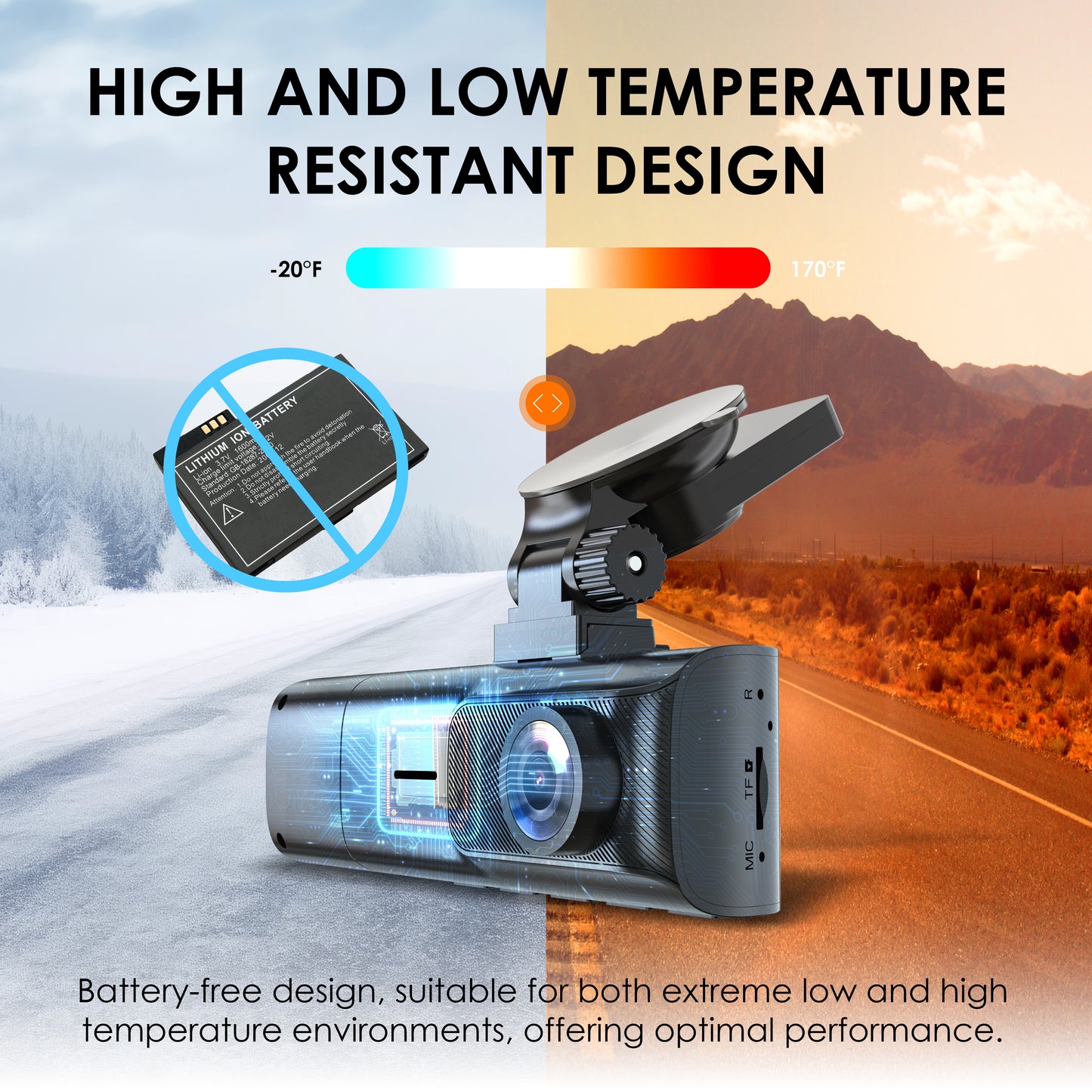 Uzivo RH24 Quad-Channel Dash Cam – 1080p Front, Rear, Cabin & Exterior Coverage | Wi-Fi | Optional GPS | 2" LCD | 170° Wide Angle | 24-Hour Parking Surveillance | 128GB Memory Card Included